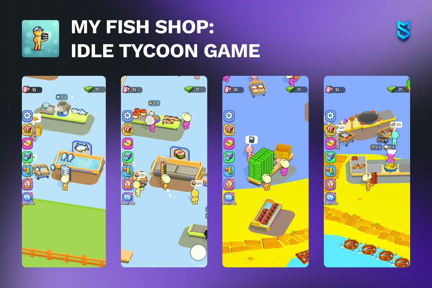 My Fish Shop: Idle Tycoon Game