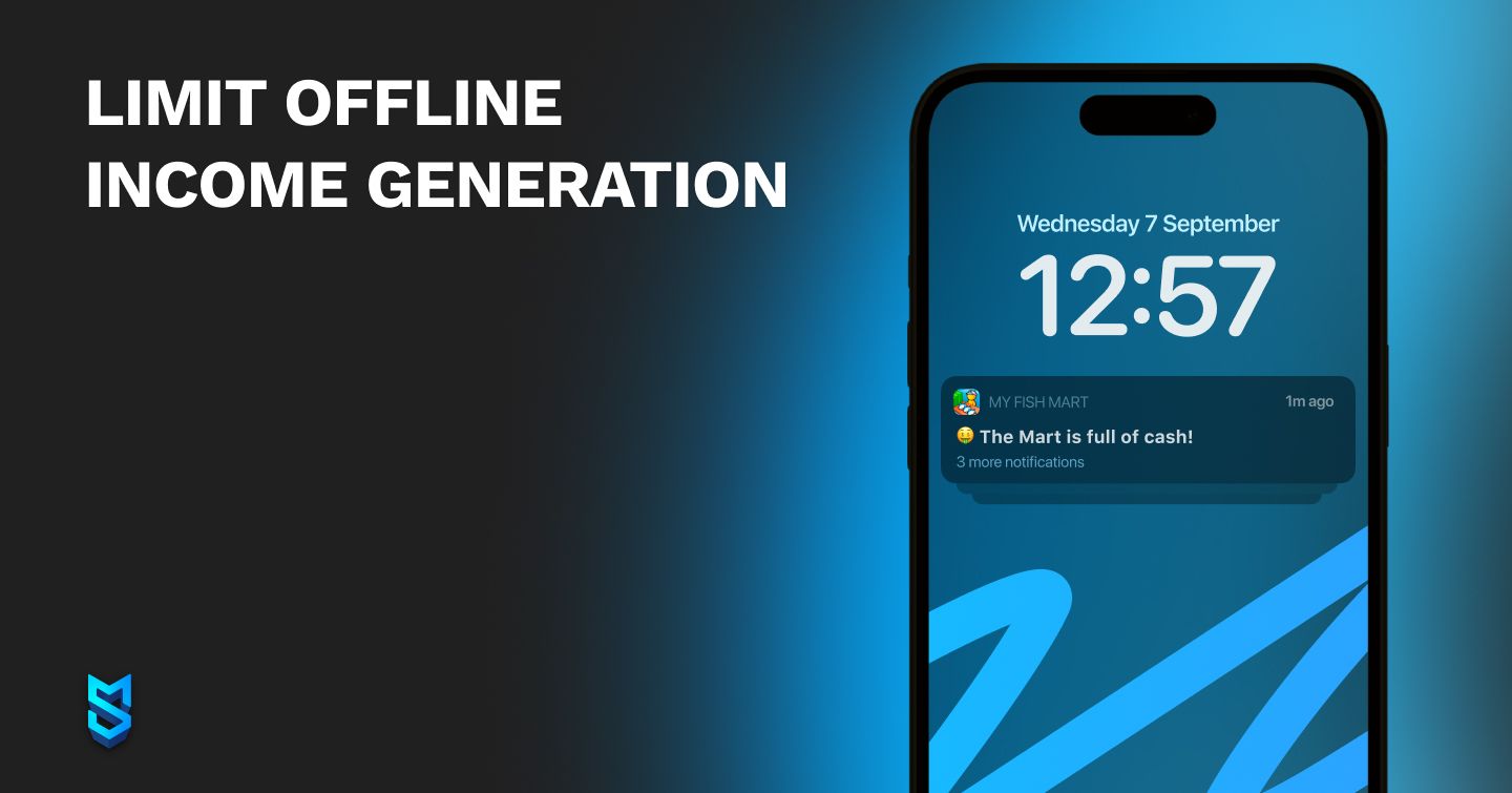 Limit offline income generation