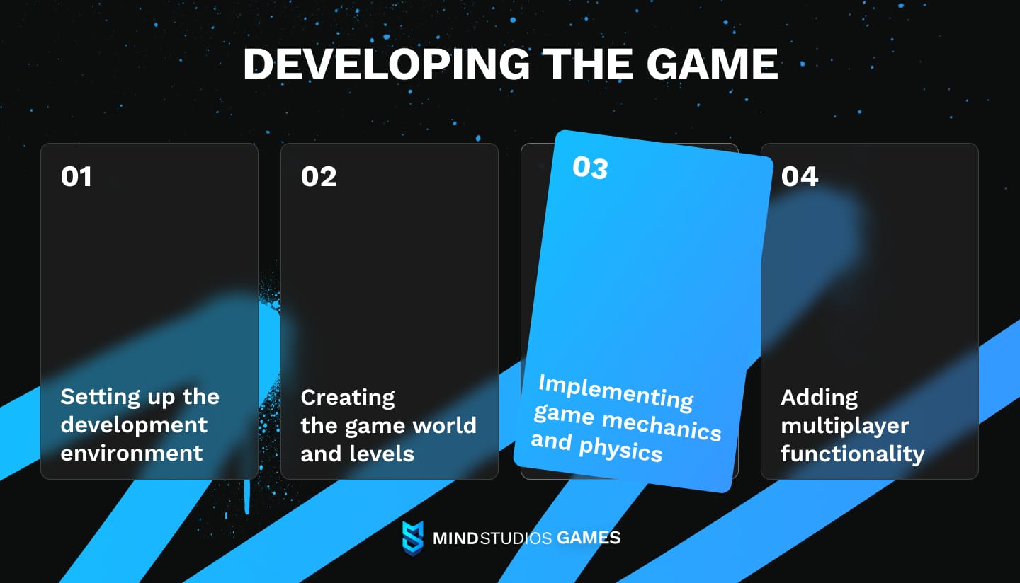 Developing the game